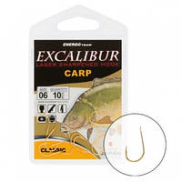 Гачок Excalibur Carp Classic Gold No12 (10 шт.)