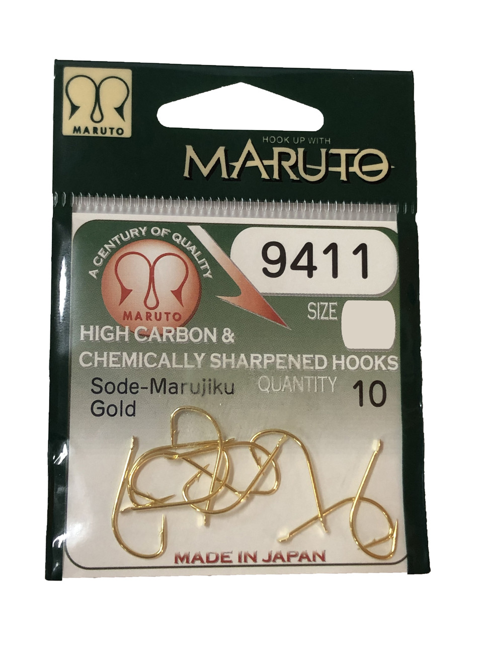 Гачок Maruto 9411 6 Gold 10 шт.