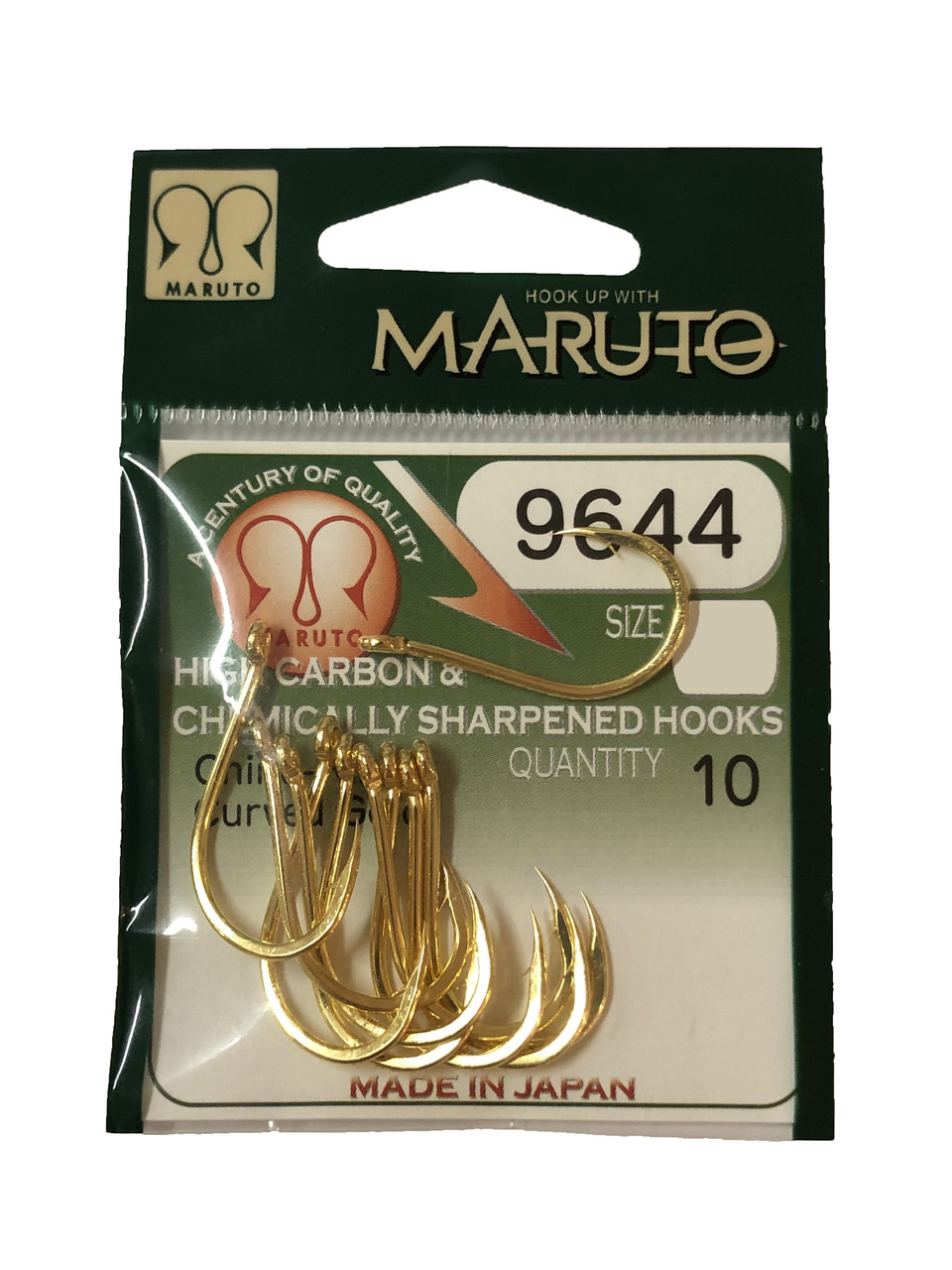 Гачок Maruto 9644 2/0 Gold 10 шт.