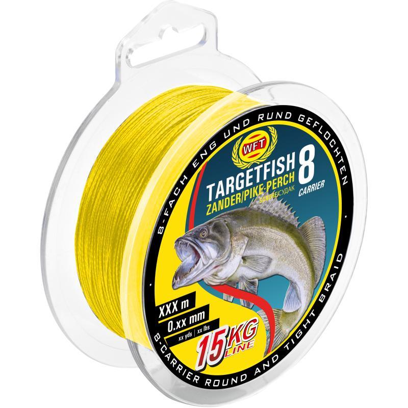 Шнур WFT TF8 Zander Yellow 150 м 0.1 мм 7 кг