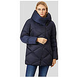 Жіночий стьобаний пуховик Finn Flare A18-32007-101 синій 2XL, фото 2