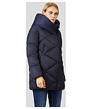 Жіночий стьобаний пуховик Finn Flare A18-32007-101 синій 2XL, фото 3