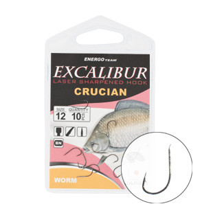 Гачок Excalibur Carassius Worm NS No6 (10 шт.)