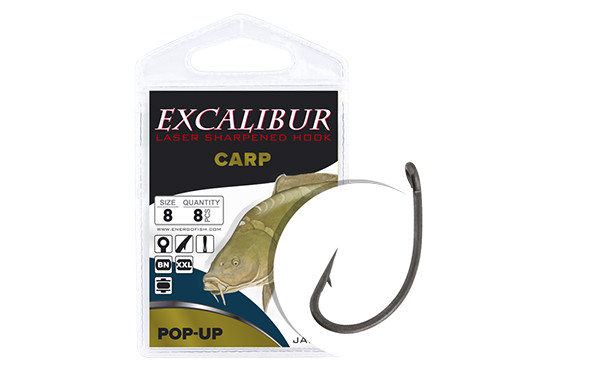 Гачок Excalibur Carp Pop-up No4 (8 шт.)