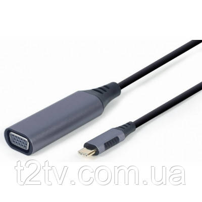 Переходник USB Type-C to VGA, Full HD 60Hz Cablexpert (A-USB3C-VGA-01) - фото 1 - id-p1597947886