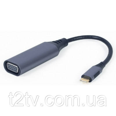 Переходник USB Type-C to VGA, Full HD 60Hz Cablexpert (A-USB3C-VGA-01) - фото 2 - id-p1597947886