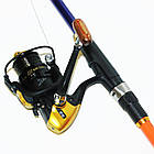 Спінінг у зборі універсальний 2.4 м. + снасті на карася та коропа в коробці, фото 4