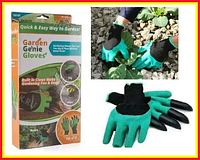 Садовые перчатки с когтями GARDEN GLOVES,резиновые перчатки-грабли водонепроницаемые для сада огорода spn