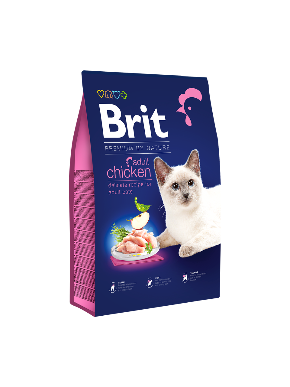 Brit Premium by Nature Cat Adult Chicken для кішок - 0,8 кг