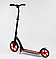 Складаний двоколісний самокат Best Scooter 40860 з підніжкою/колеса PU/1 амортизатор/колір чорно-червоний, фото 3
