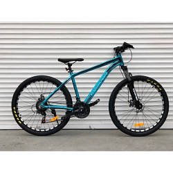 Cпортивний алюмінієвий велосипед TopRider 680 колеса 26 дюймів/SHIMANO/Рама 17"/колір синій