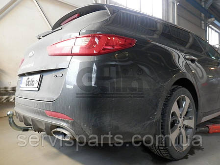 Фаркоп Kia Optima JF 2015-2020 (Кіа Оптіма вагон) оцинкований, фото 1