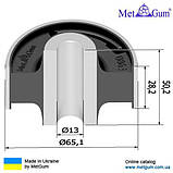 08-63 Сайлентблок переднього важеля задній посилений Audi, Volkswagen, Skoda, Seat; 1K0407183M; 5C0407183A, фото 2