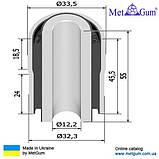 17-56 Сайлентблок заднього важеля під пружину внутрішній Mazda CX-7; Ford Focus, C-Max; Dodge Ram 2500; Volvo, фото 2