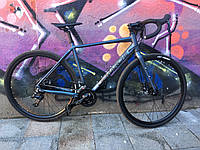 Гравийный велосипед DeMARCHE Gravel Point 28" SORA (рама M, 18S, 2х9) серый матовый