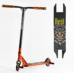 Трюковий двоколісний самокат Best Scooter 53880 HIC-система ПЕГІ Алюмінієвий. диск і дека / Анодірован.фарбування
