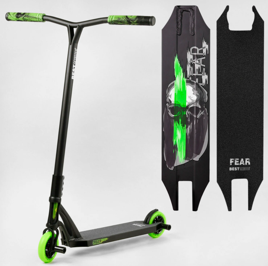 Трюковий двоколісний самокат Best Scooter МТ-60611 "FEAR" SCS-система