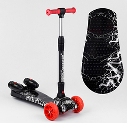 Самокат дитячий триколісний Best Scooter 80542 MAXI з парогенератором / турбіна / дим / музичні ефекти