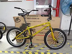 Трюковий велосипед Crosser BMX 20" Gold
