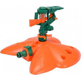 Зрошувач імпульсний 6-режимний FLO до шланга 1/2", межа дії — 24 м, ABS-пластик FLO (Польща)