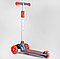 Самокат дитячий триколісний Складаний Best Scooter LK-52003 Світло деки коліс і дисків/Жовтогарячий, фото 5