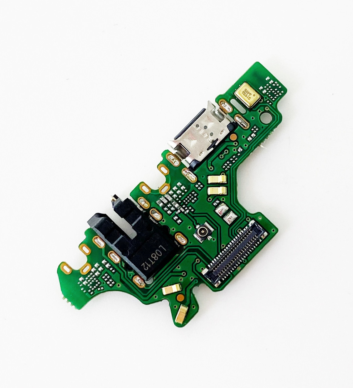 Шлейф для Huawei P30 Lite (MAR-L21), з роз'ємом зарядки, з роз'ємом навушників з мікрофоном, плата зарядки, фото 1