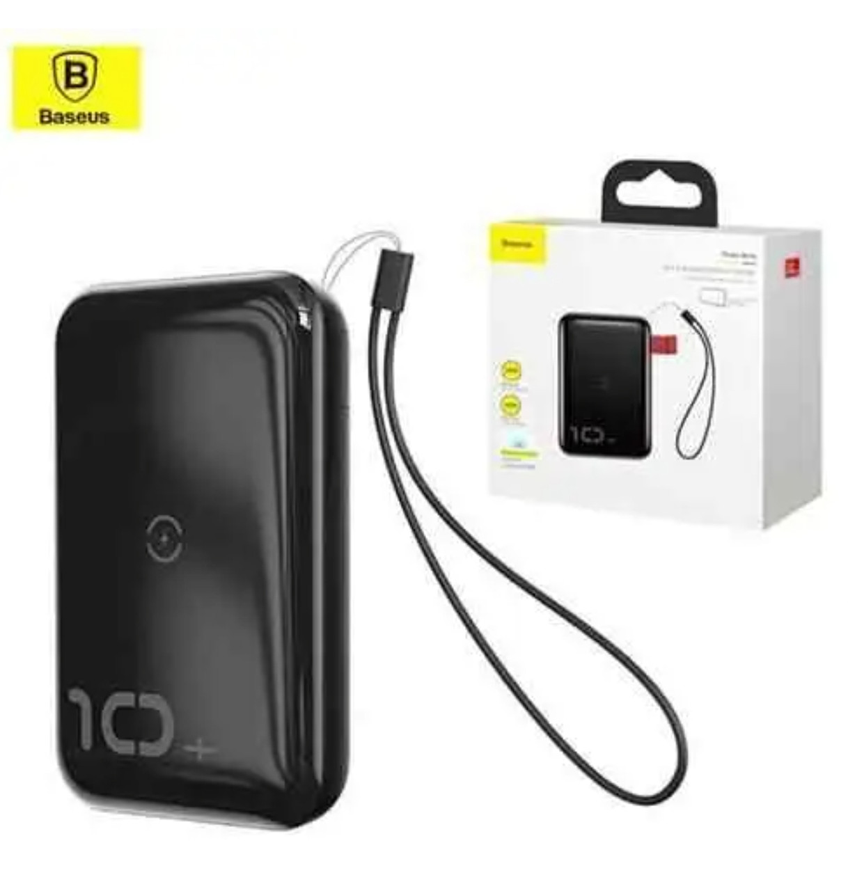 Бездротовий Зовнішній Акумулятор Baseus Mini S Bracket 10000mAh 18W black
