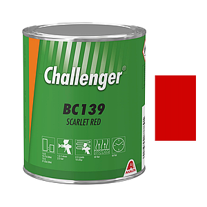 Базове покриття Challenger Basecoat BC139 Scarlet Red (1л)