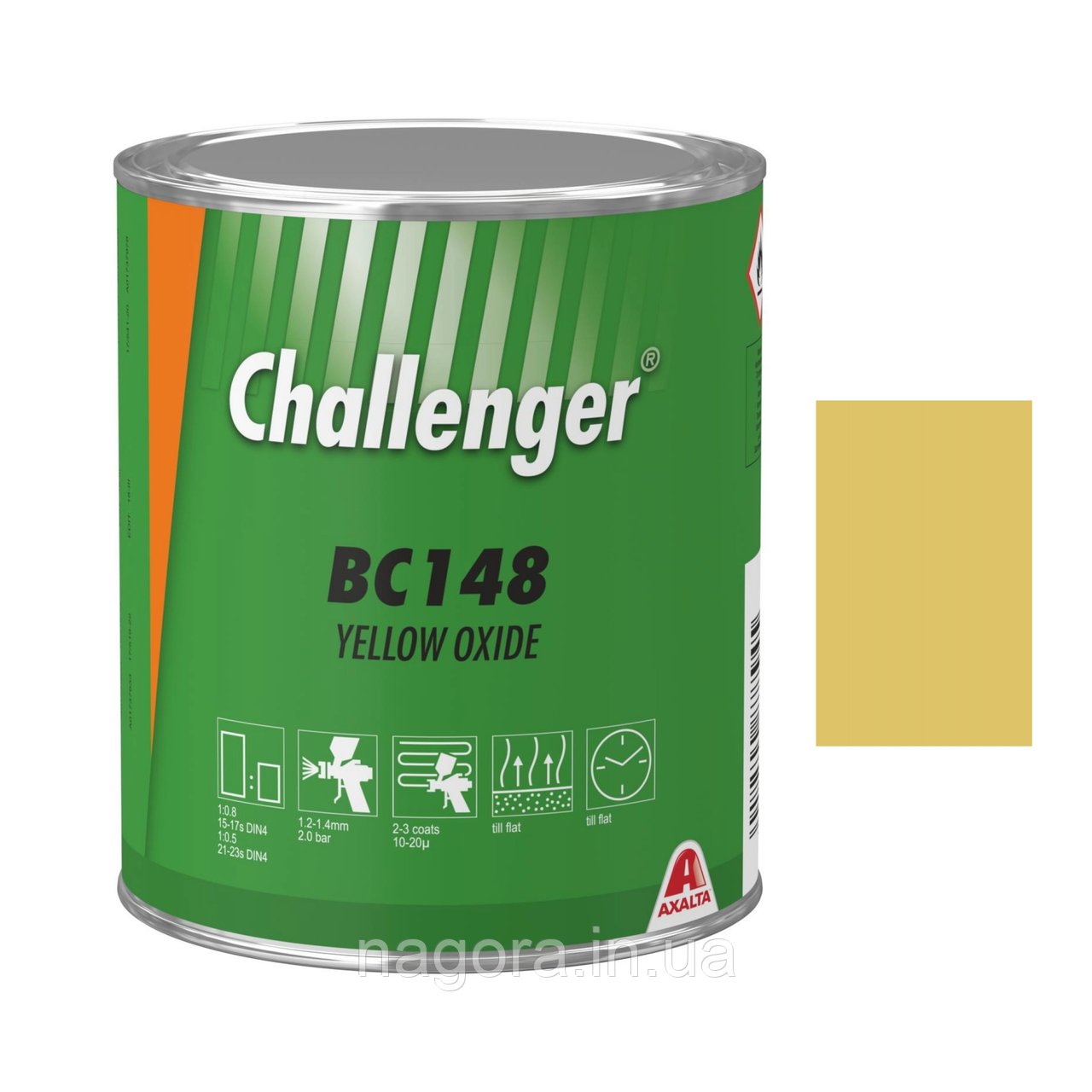 Базове покриття Challenger Basecoat BC148 Yellow Oxide (1л)