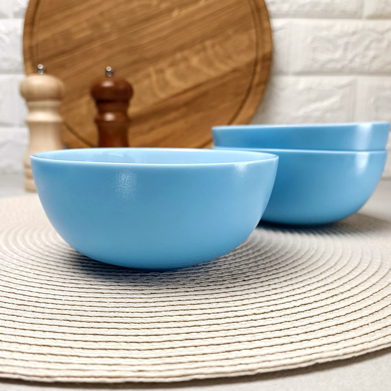 Персональний блакитний салатник Luminarc Diwali Light Blue 12 см (P9203)