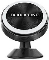 Автомобильный держатель BOROFONE BH5 Platinum metal magnetic in-car holder for dashboard Black (BH5B)