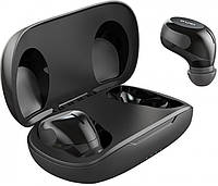 Беспроводные наушники с микрофоном bluetooth сенсорные наушники в кейсе AWEI TWS Sports Earbuds T20 Черный