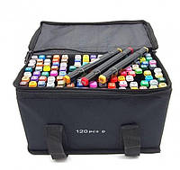 Набор скетч маркеров для рисования Touch Coco 120 шт в сумке