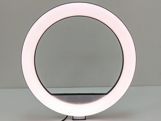 Кольцевая Лампа светодиодная 33см селфи кольцо с регулировкой яркости BD-330 LED Черный - фото 4 - id-p1598039386