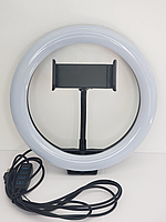 Кольцевая Лампа светодиодная 20см селфи кольцо с регулировкой яркости A-200 LED Черный