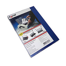 Обкладинки А4 прозорі Agent 150 мкм сині, упаковка по 100 штук