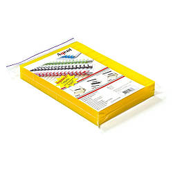 Обкл. А4 пластик Agent "Satin" 400 мк жовт, уп/100