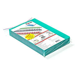 Обкл. А4 пластик Agent "Satin" 400 мк зел, уп/100