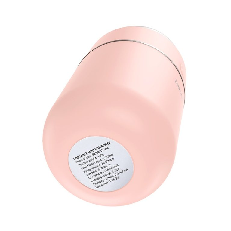 Мини увлажнитель воздуха HOCO Aroma pursue portable mini humidifier Розовый - фото 4 - id-p1598038000