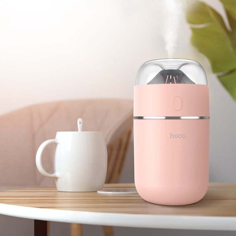 Мини увлажнитель воздуха HOCO Aroma pursue portable mini humidifier Розовый - фото 6 - id-p1598038000