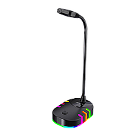 Игровой микрофон RGB XTRIKE ME Gaming Microphone XMC-02 USB Черный