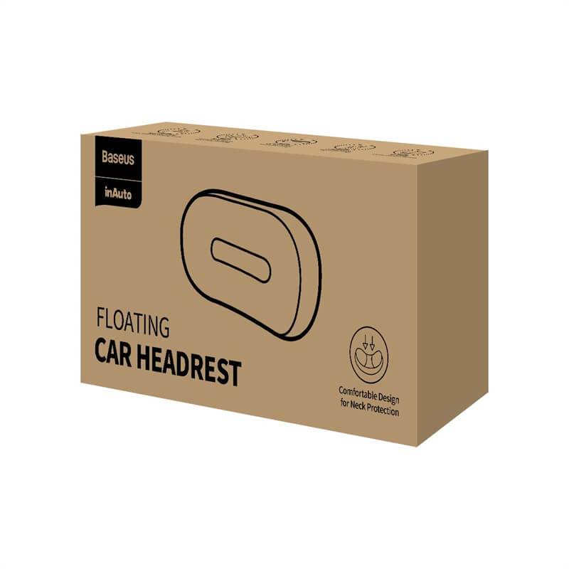 Дорожная подушка на подголовник для шеи BASEUS Floating Car Headrest (CRTZ01-B01) Черный - фото 10 - id-p1598040056