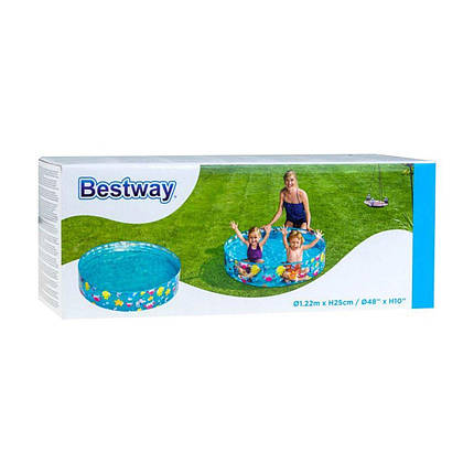 Дитячий надувний басейн Bestway 55028 122х25 см ID 4069436, фото 2