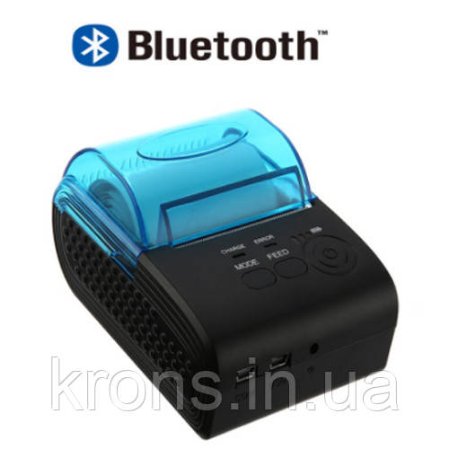 Термопринтер мобильный, POS, Bluetooth 4.0 чековый принтер 58мм 5805DD - фото 3 - id-p851217336