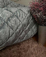 Покривало ковдра - полуторний Темно сірий