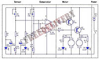 Робот BEAM Трек машинка ездящая по линии D2-5 Kit СОБЕРИ САМ DIY