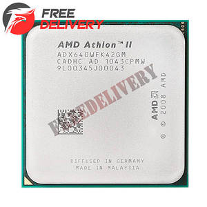 Процесор AMD Athlon II X4 640, 4 ядра, 3ГГц, AM2+, AM3