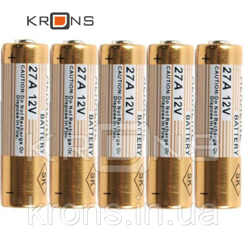 5x Батарейка 12V 27A MN27 8LR732, VIDEX A27 12В батарея