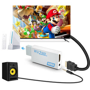 Конвертер Nintendo Wii - HDMI, відео, аудіо, 1080p, адаптер