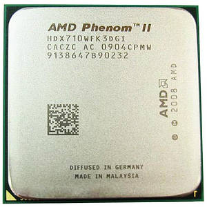 Процесор AMD Phenom II X3 710, 3 ядра 2.6ГГц, AM2+, AM3